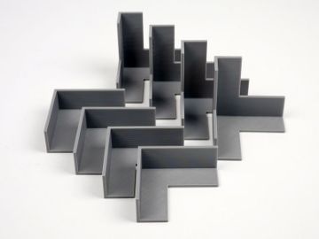 Печать на 3D принтере - крепежный уголок из пластика