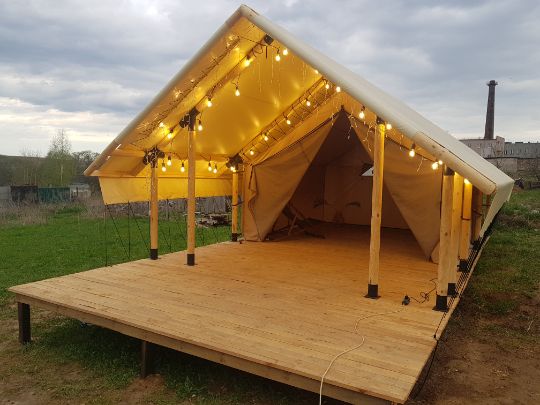 Glamcamp tent, safari tent, outdoor tent
