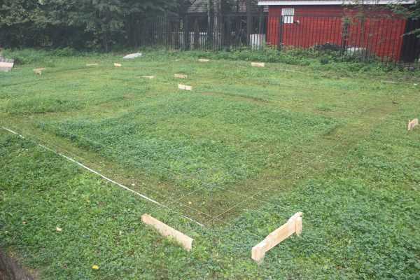 Разбивка участка