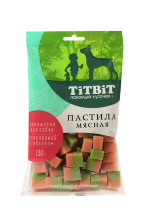 Пастила мясная с говядиной и яблоком Лакомство для собак