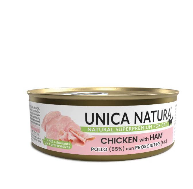 Влажный корм курица и ветчина для кошек