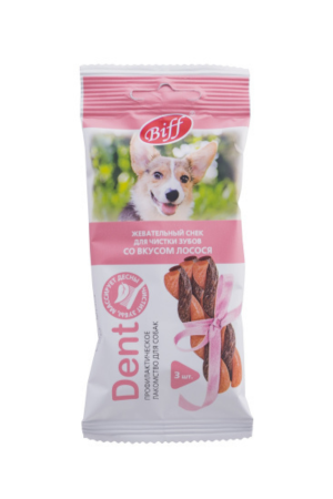Жевательный снек DENT со вкусом цыпленка для собак мини пород