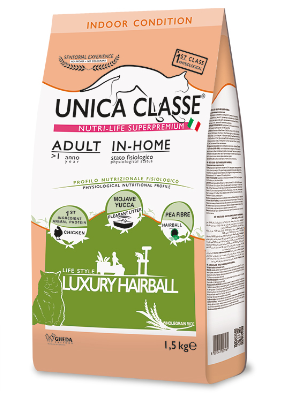 Корм для домашних кошек Adult In-Home Luxury Hairball