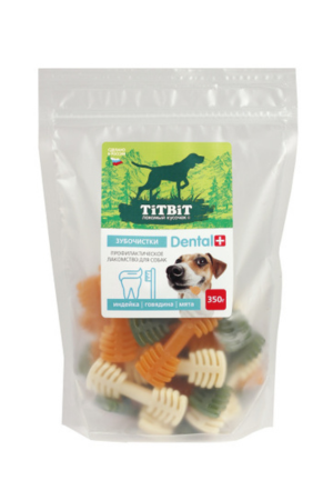 ДЕНТАЛ+ Зубочистки с мясом индейки, говядиной и мятой