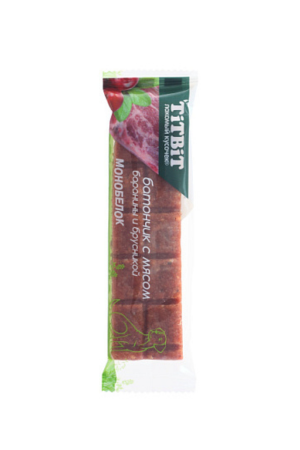 Батончик с бараниной и брусникой