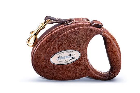 рулетка для собак flexi leather 