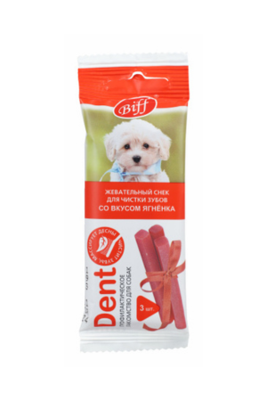 Жевательный снек DENT со вкусом ягненка для собак мини пород