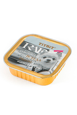 Консервы для собак RAF Индейка