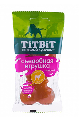 Съедобная игрушка косточка с ягненком Standart