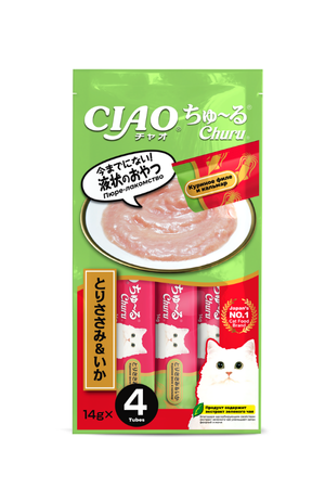 Куриное филе и кальмар