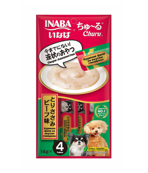 Лакомство-пюре со вкусом говядины для собак