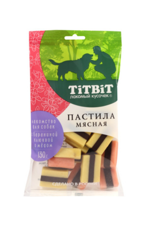 Пастила мясная с бараниной клюквой и медом Лакомство для собак