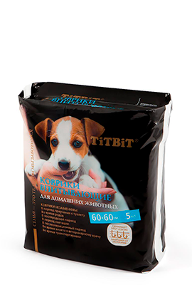 Коврики впитывающие для ухода за домашними животными