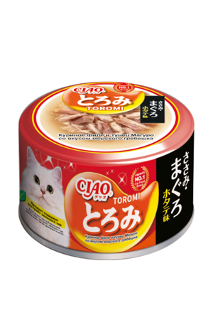 Куриное филе и тунец Магуро со вкусом морского гребешка