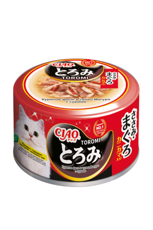 Куриное филе и тунец Магуро с сурими