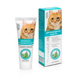 гель-бальзам для выведения шерсти из желудка кошки