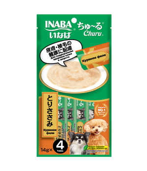 Лакомство-пюре для поддержания красоты кожи и шерсти для собак