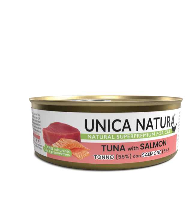 Влажный корм с тунцом и лососем для кошек