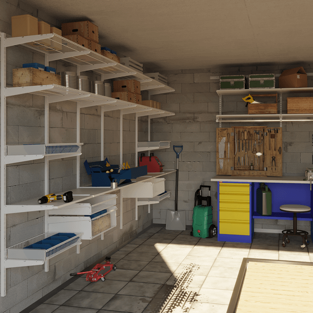 Системы хранения для гаража и мастерской
