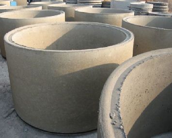 Бетонные кольца с замком