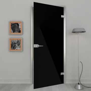 Межкомнатная дверь из бронзового стекла