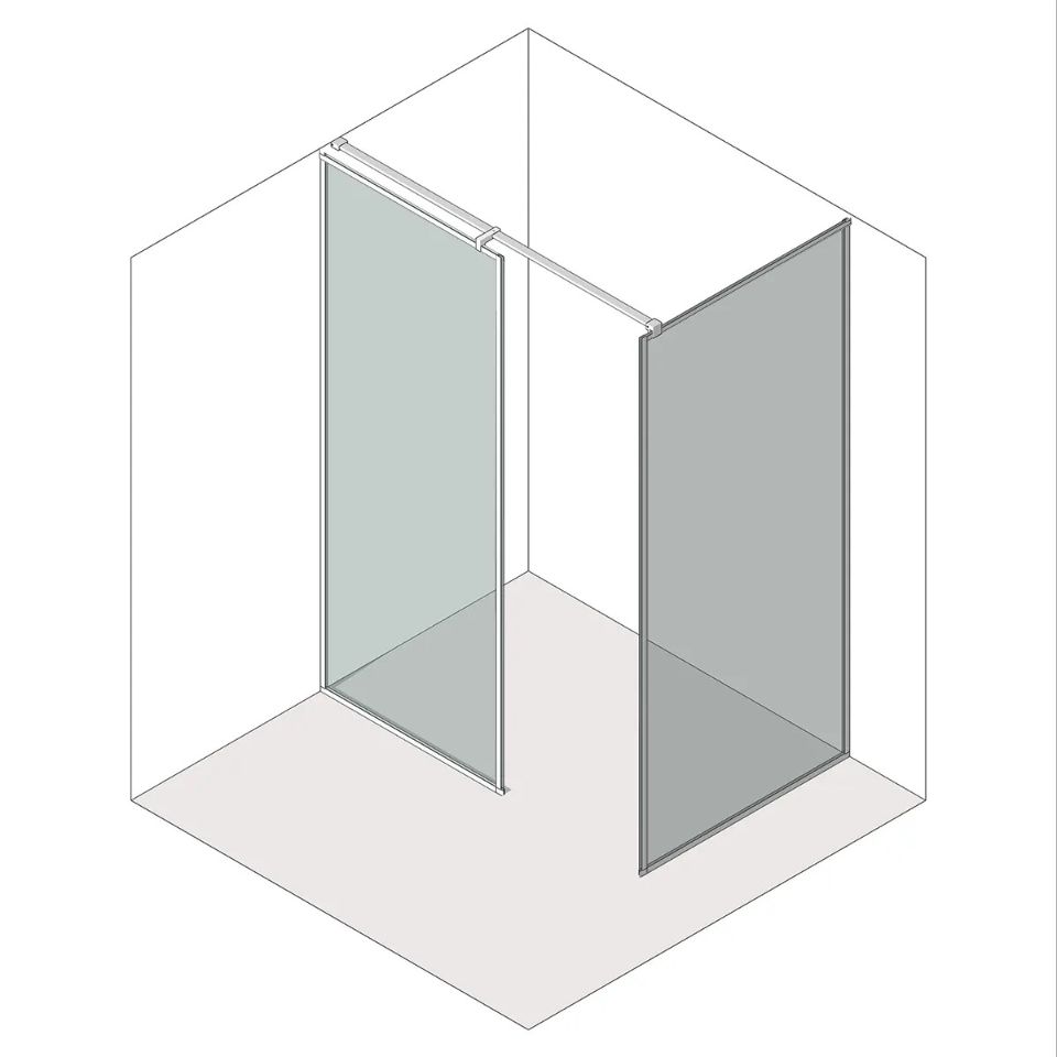 Схема-чертеж Бездверная перегородка-лофт