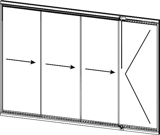 Безрамное остекление Vertiflex TWIN