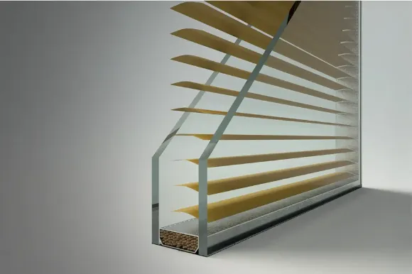 Стеклопакеты со встроенными жалюзи