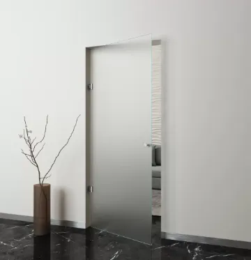 Межкомнатная дверь из бронзового стекла