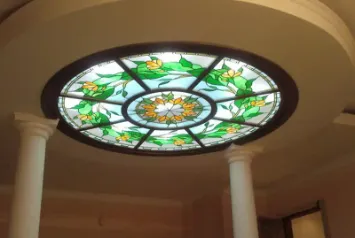 Керамическая печать в стиле витражей Тиффани