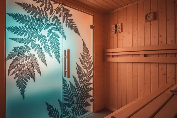 Банные двери из стекла