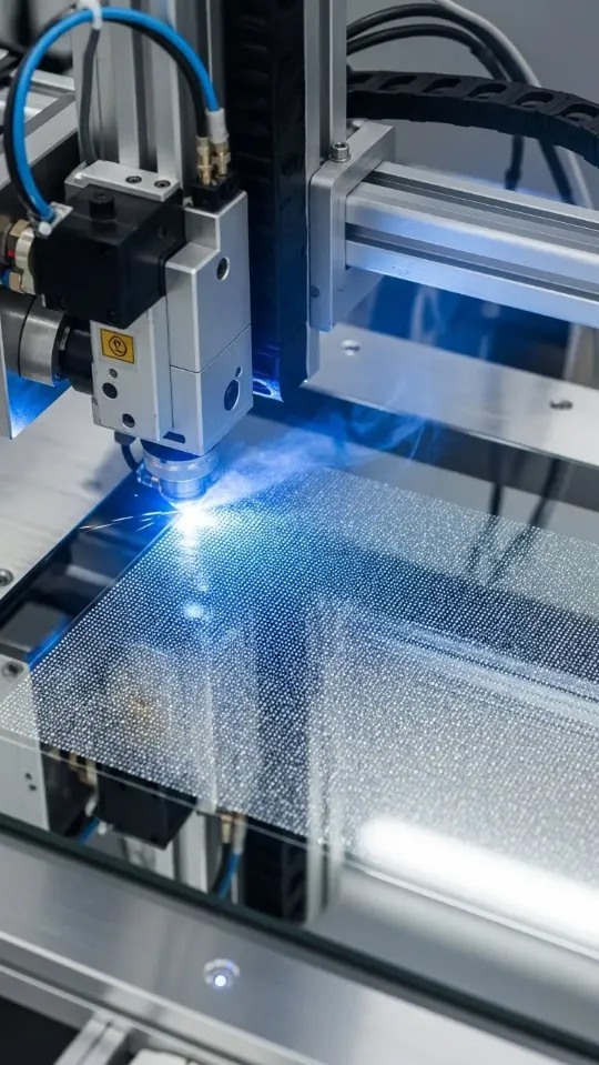 Лазерная обработка зеркал размером до 2 700 на 1 600 мм