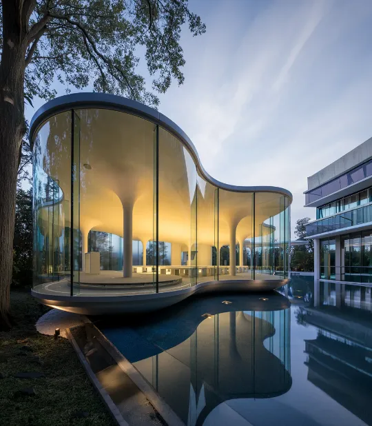 гнутое (моллированное) стекло