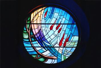 Керамическая печать в стиле витражей Тиффани