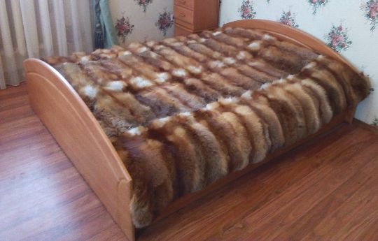 Покрывала из натурального меха