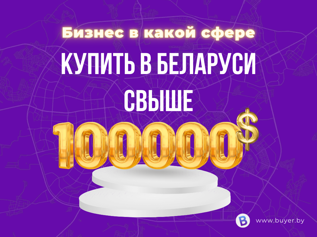 В какой сфере можно купить бизнес в Беларуси свыше 100000$