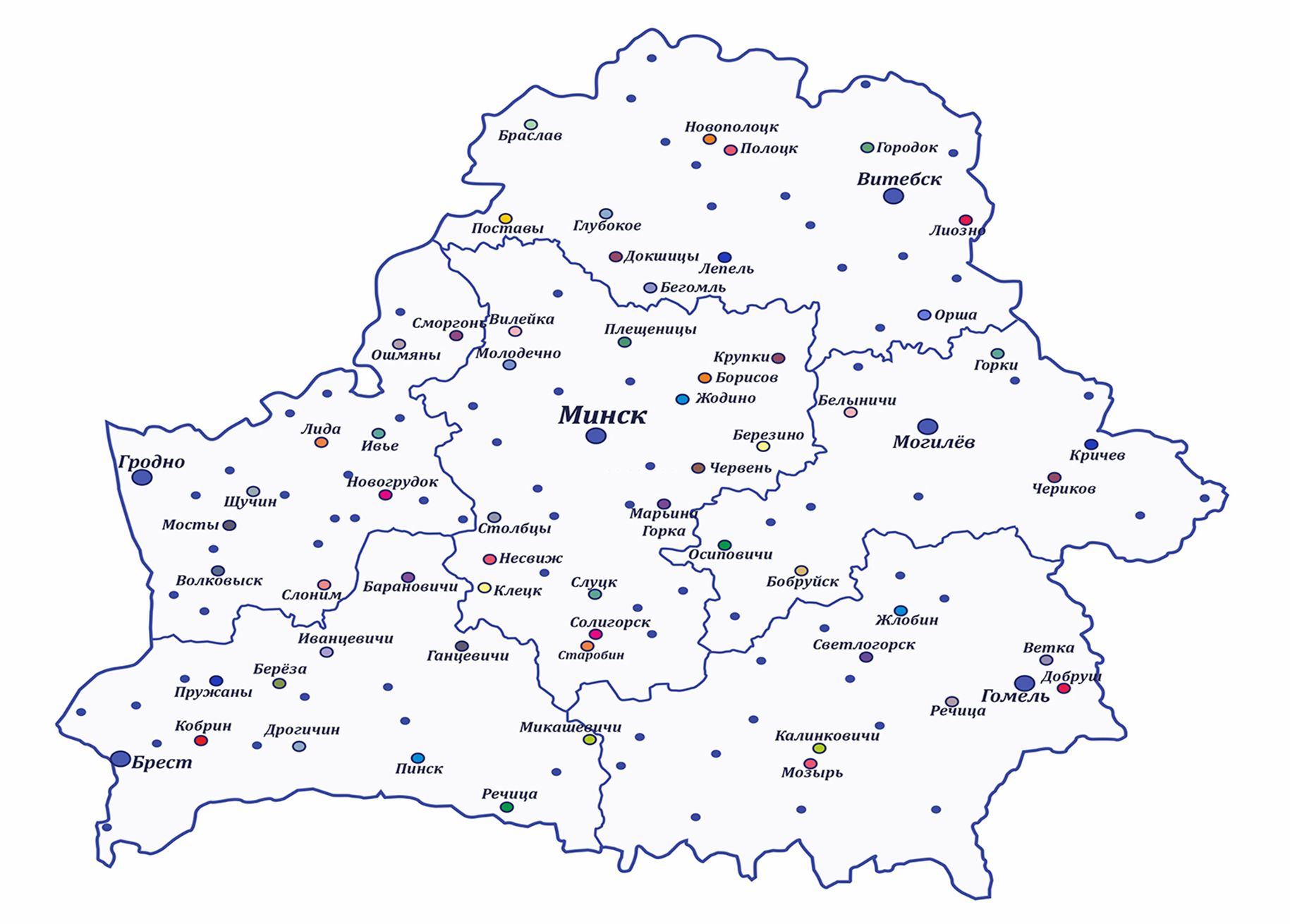 Барановичи карта беларуси на карте