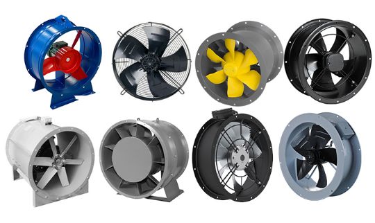 осевые вентиляторы