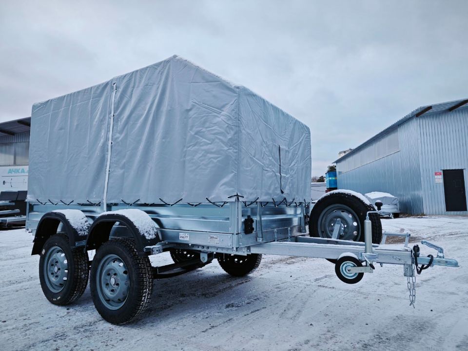 Автос.бел - Автомобильный прицеп Avtos A30P2B с прямым тентом 1200мм