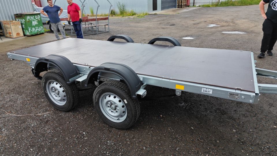 Автос.бел - ПЛАТФОРМА AVTOS А40Р2В, РЕССОРЫ ГАЗЕЛЬ 2-УХ ЛИСТОВЫЕ, КОЛЕСА R16, БЕЗ ТЕНТА, БЕЗ БОРТОВ