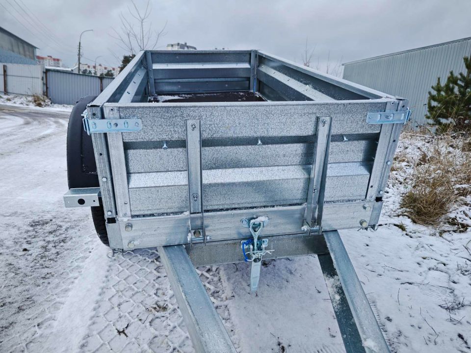 Автос.бел - Прицеп для квадроцикла AVTOS A15А1B, РЕССОРЫ AL-KO 4-ЕХ ЛИСТОВЫЕ, КОЛЕСА R13