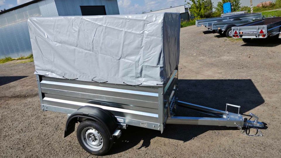 Автос.бел - АВТОМОБИЛЬНЫЙ ПРИЦЕП А20М1В, РЕССОРЫ AL-KO 4-ЕХ ЛИСТОВЫЕ, КОЛЕСА R13, ТЕНТ 800ММ