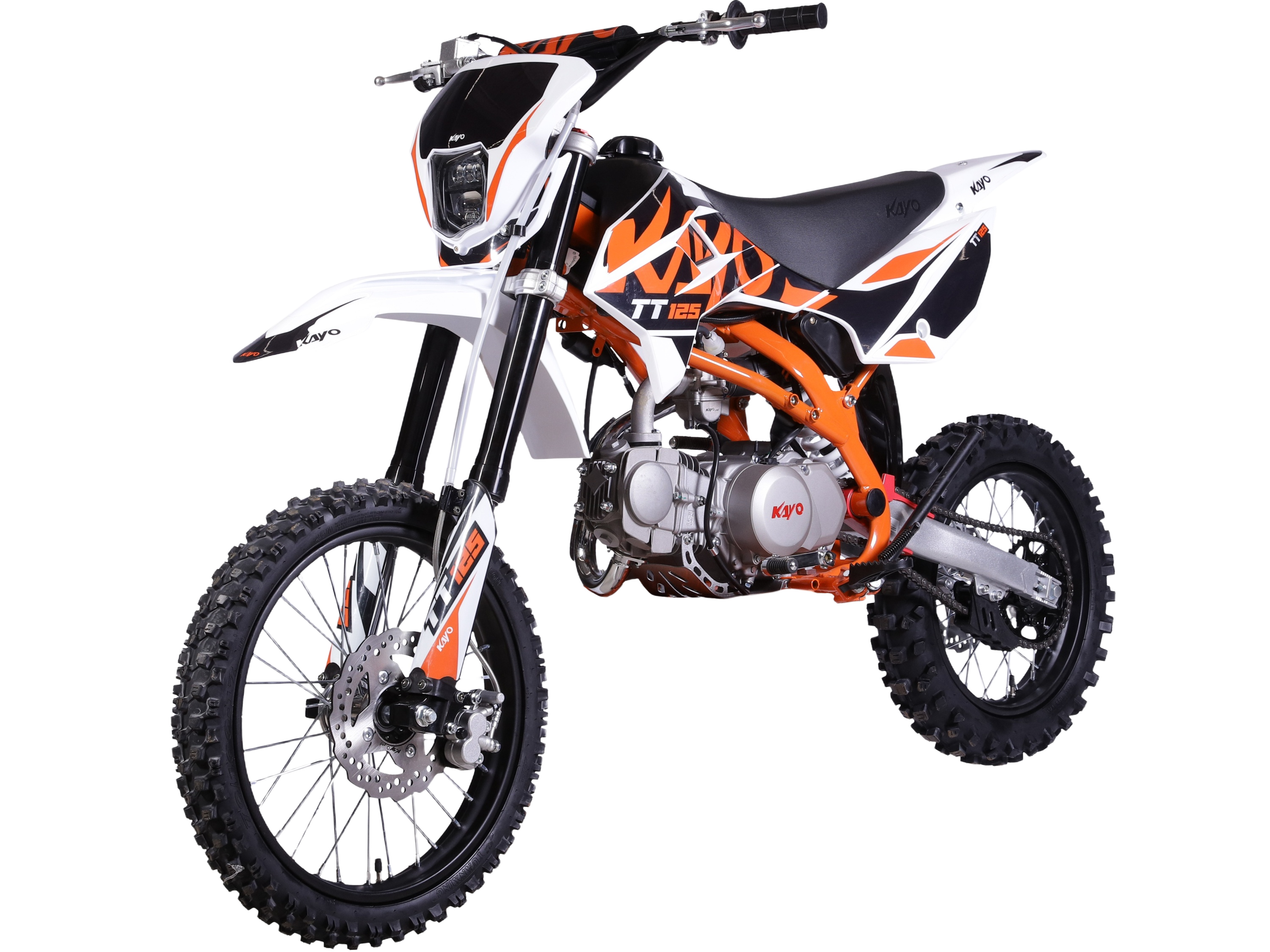 racermotors.by - Спортивное шасси и готовность к нагрузкам, Питбайк KAYO BASIC K125 17/14 KRZ