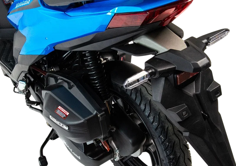 racermotors.by - Комфортная подвеска, литые алюминиевые диски и качественные покрышки Скутер Motoland VR 150