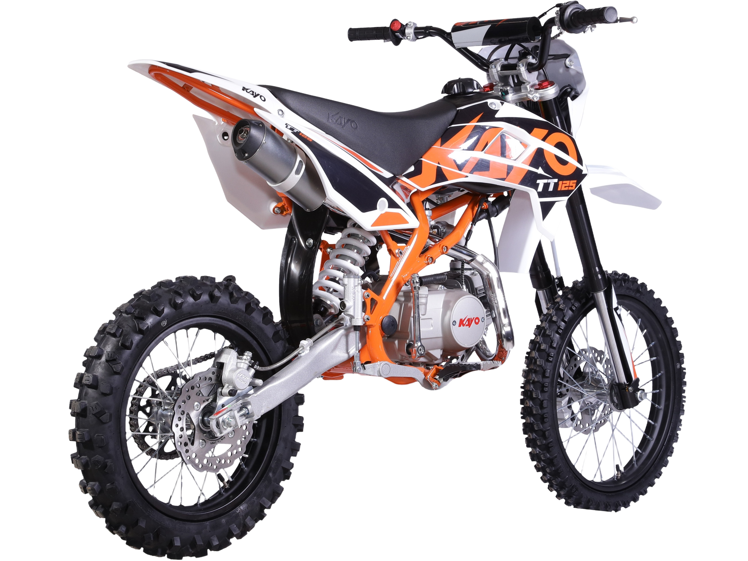 racermotors.by - Надежный двигатель и простота управления Питбайк KAYO BASIC K125 17/14 KRZ