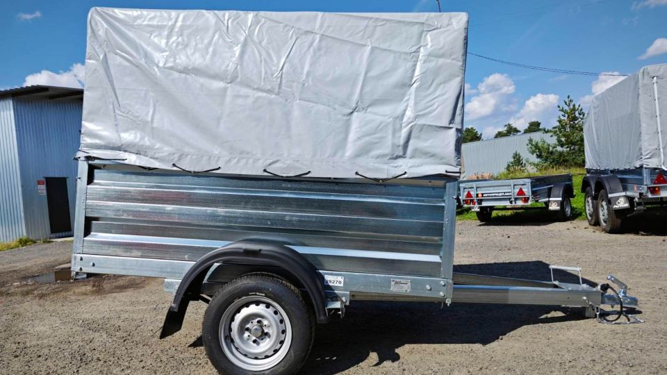 Автос.бел - АВТОМОБИЛЬНЫЙ ПРИЦЕП А20М1В, РЕССОРЫ AL-KO 4-ЕХ ЛИСТОВЫЕ, КОЛЕСА R13, ТЕНТ 800ММ