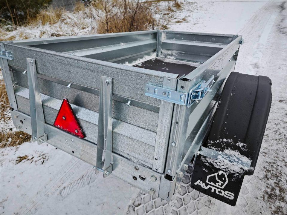 Автос.бел - Прицеп для квадроцикла AVTOS A15А1B, РЕССОРЫ AL-KO 4-ЕХ ЛИСТОВЫЕ, КОЛЕСА R13