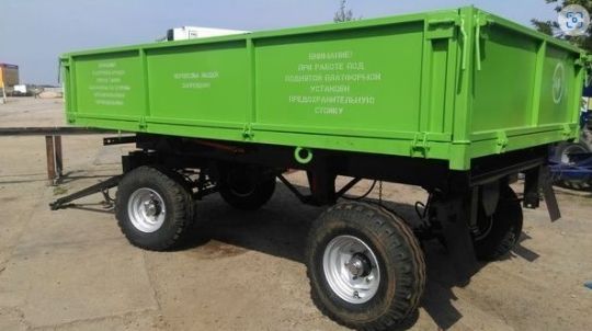 Agrostal.by-Прицеп тракторный самосвальный 2ПТС-6,5 (не профилированный борт)