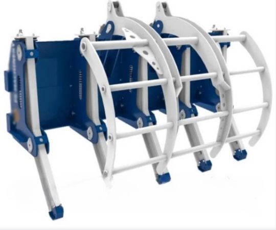 Agrostal.by-Оборудование для уборки веток с прижимом (грабли лесные) на МТЗ-82