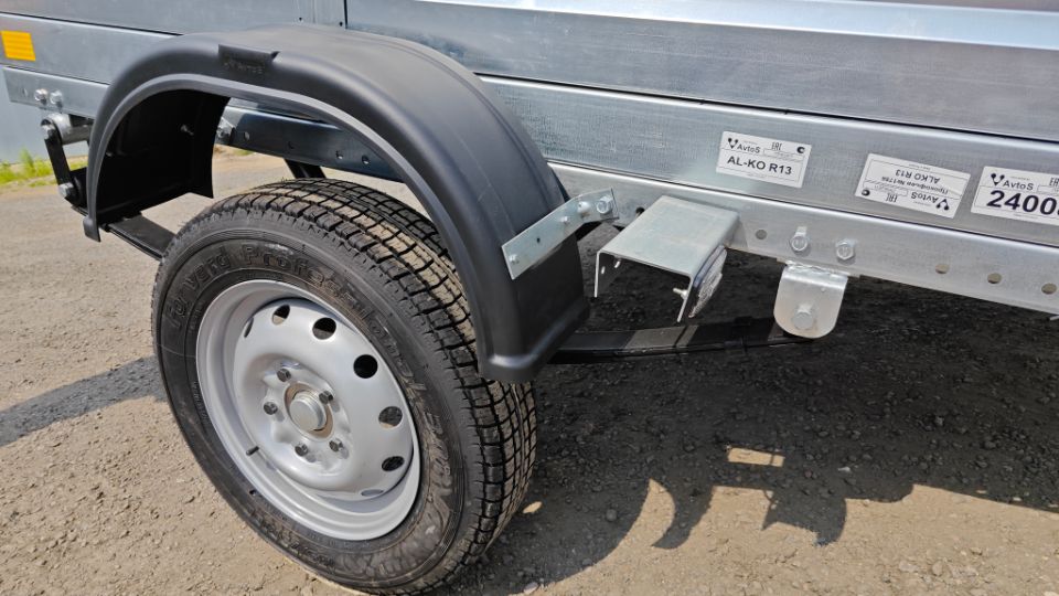 Автос.бел - Автомобильный прицеп AVTOS A28P1B, РЕССОРЫ 3302 ГАЗ-2 ЛИСТОВЫЕ, КОЛЕСА R16 БЕЗ ТЕНТА С НАДСТАВНЫМИ БОРТАМИ,
БОРТ 600 ММ